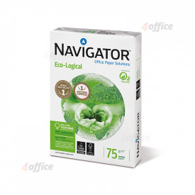 Papīrs NAVIGATOR ECO LOGICAL A4 75g/m2, 500 loksnes/iepakojumā
