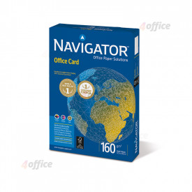 Papīrs NAVIGATOR OFFICE CARD A4 formāts 160g/m2, 250 loksnes/iepakojumā