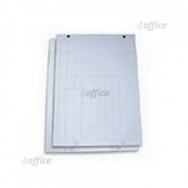 Papīra bloks SMLT Flipchart, 60 x 85 cm, 20 lapas, 80g/m2, balts/rūtiņu (P TR 20L)