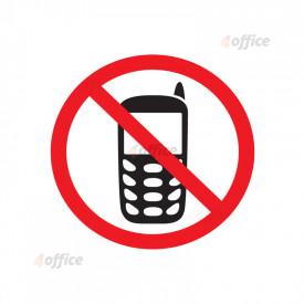 Uzlīme APLI Runāt pa telefonu ir aizliegts, izmērs 114x114mm