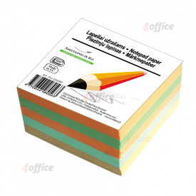 Piezīmju papīrs SMLT (maiņa), 9x9cm, 500 lapas krāsainas       (PU 500SP)