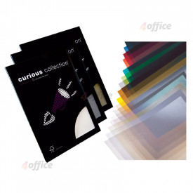 Caurspīdīgs dizaina papīrs CURIOUS Translucents A4 formāts 100g/m2, sudraba krāsa, 50 loksnes/pakā