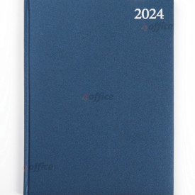 Plānotājs STANDARD 2024, PVC,  A4, zila krāsa (Baltic)