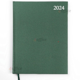 Plānotājs STANDARD 2024, PVC, A4, zaļa krāsa (Baltic)