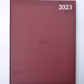 Plānotājs STANDARD 2024 PVC, A4,  bordo krāsa (Baltic)