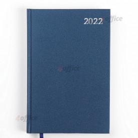 Dienasgrāmata STANDARD 2022, PVC, A5, zila krāsa (Baltic)
