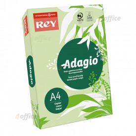 Krāsains papīrs REY ADAGIO 80g/m2, A4 500 loksnes/iepak., ābolu zaļš (Bright green) (Nr. 81)
