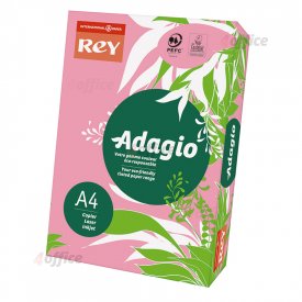 Krāsains papīrs REY ADAGIO 05, A4, 160 g/m2, 250 loksnes/iepak., tumši rozā krāsa (Candy) (Nr.05)