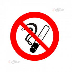 Uzlīme Smēķēt aizliegts, diametrs 15 cm