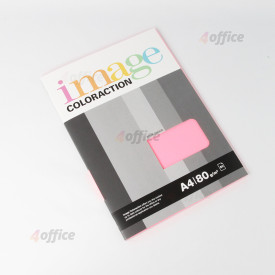 Krāsains papīrs IMAGE COLORACTION, A4, 80 gsm, 50 loksnes, MALIBU / NEON PINK