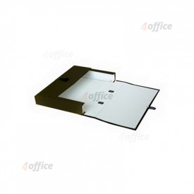 Mape portfelis Multi S, kartona, A4 formāts, platums 5 cm, melna