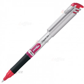 Gela pildspalva PENTEL ENERGEL Metal Tip 0.7mm, sarkana tinte