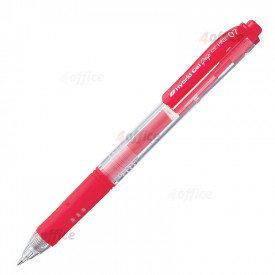 Gela pildspalva PENTEL HYBRID Gel Grip 0.7mm, sarkana tinte