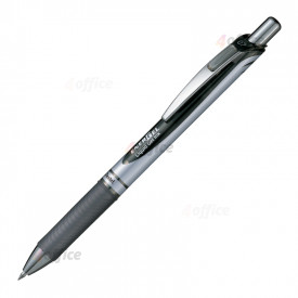 Gela pildspalva PENTEL ENERGEL 0.7mm, melna tinte