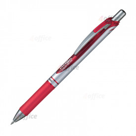 Gela pildspalva PENTEL ENERGEL 0.7mm, sarkana tinte