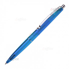 Lodīšu pildspalva SCHNEIDER ICY COLOURS K20, caurspīdīgi zils korpuss, zila tinte
