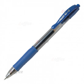 Gela pildspalva PILOT G 2 0.5mm zila tinte