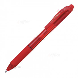 Gela pildspalva PENTEL ENERGELX 0.7mm sarkana tinte