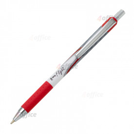 Lodīšu pildspalva ZEBRA Z GRIP FLIGHT 1.2mm sarkana tinte
