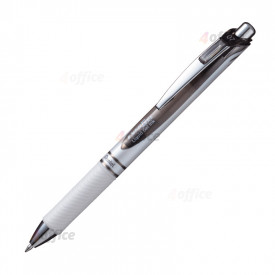 Gela pildspalva PENTEL ENERGEL PEARL WHITE 0.5mm, melna tinte