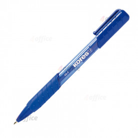 Lodīšu pildspalva KORES SUPER SLIDE K6 F 0.5 mm zila