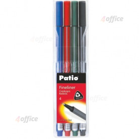 Flomasterveida pildspalva, 4 gab., dažādas krāsas