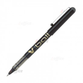 Tintes pildspalva V ball Grip, ar ergonomisku satvēriena zonu,0,7 mm, melnā krāsā,1gab., blisterī