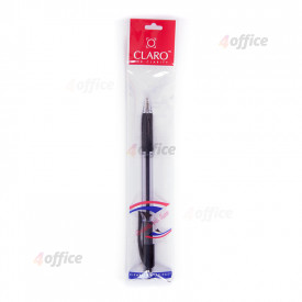 Automātiska pildspalva CLARO CLR 05, 0,7 mm, ergonomiska satvēriena zona, melna, 1 gab/blisterī