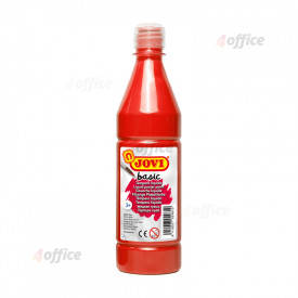 Guaša pudelē JOVI 500 ml sarkanā (vermillion) krāsa
