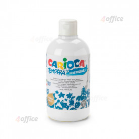 Guaša pudelē CARIOCA 500 ml baltā krāsa
