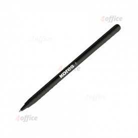 Lodīšu pildspalva KORES KOR M, 1,0 mm, melna