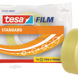 Pašlīmējoša lente tesafilm® Standard, caurspīdīga, 33m x 19mm