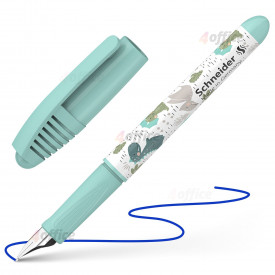 Tintes pildspalva SCHNEIDER Zippi Dragons, balts korpuss, zila