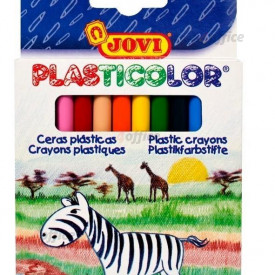 Vaska krītiņi JOVI Plasticolor, 12 krāsas