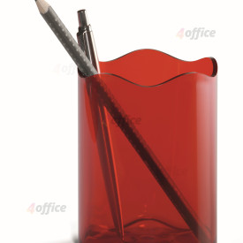 Pildspalvu turētājs Durable Trend, caurspīdīgs sarkans