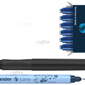 Tintes pildspalva ar maināmiem kārtridžiem Ceod classic, melna