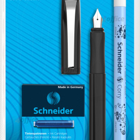 Tintes pildspalva ar maināmiem kārtridžiem Ceod classic, melna