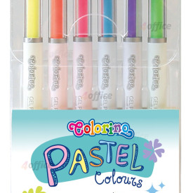 Pildspalvas gēla, Pastel, 6 krāsas