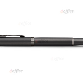 Tintes pildspalva PARKER IM Monochrome Fine. Melnā ietvarā. Ar dāvanu kastīti