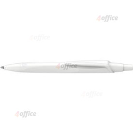 Lodīšu pildspalva Reco balta Refill Eco 725 M melna