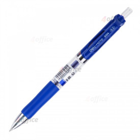 Gēla pildspalva Deli Q10430, 0,5 mm zila