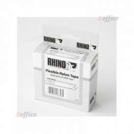 Marķēšanas lente DYMO Rhino, 12 mm x 3.5 m, neilona, balta