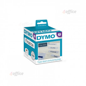 Uzlīmes DYMO Labelwriter, 50 x 12 mm, 220 uzlīmes rullītī, baltas