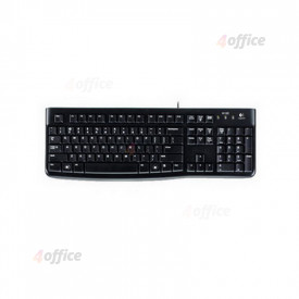 Klaviatūra Logitech K120 Business, USB, EN/RU, melna