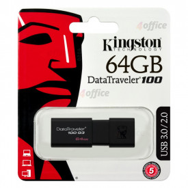 Atmiņa USB KINGSTON DataTraveler 100 G3 64GB, USB 3.0