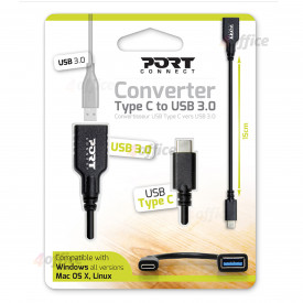 Adapteris PORT TYPE C USB 3.0