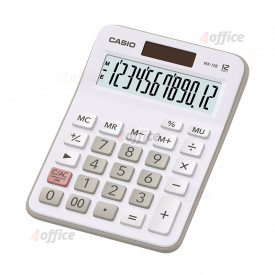Galda kalkulators CASIO MX 12B, balts
