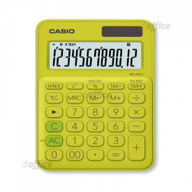 Kalkulators CASIO MS 20UC, 105 x 150 x 23 mm, gaiši zaļš