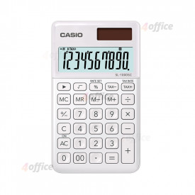Kalkulators CASIO SL 1000SC, 120 x 71 x 9 mm, balts