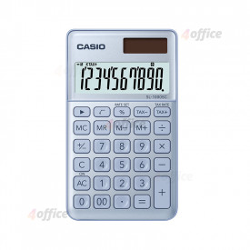 Kalkulators CASIO SL 1000SC,  120 x 71 x 9 mm, zils